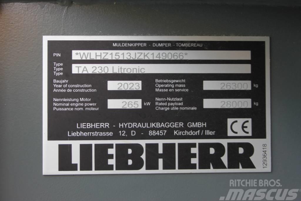 Liebherr TA 230 Kĺbové nákladné autá