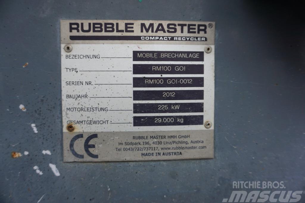 Rubble Master RM 100GO! Mobilné drviče