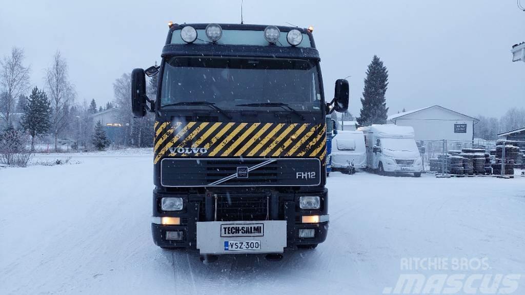 Volvo FH12 + HMF 2820K4 JIB Autožeriavy, hydraulické ruky