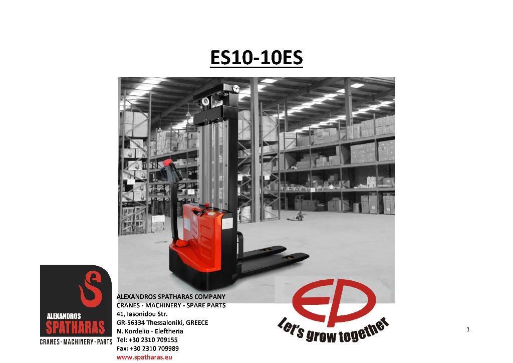 EP ES10-10ES Ručne vedené vysokozdvižné vozíky