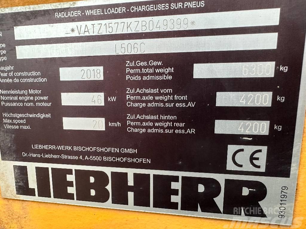 Liebherr 506 Kolesové nakladače