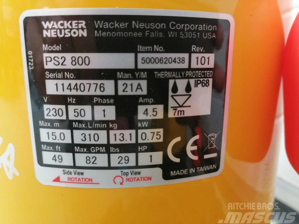 Wacker Neuson PS2800 Vodné čerpadlá