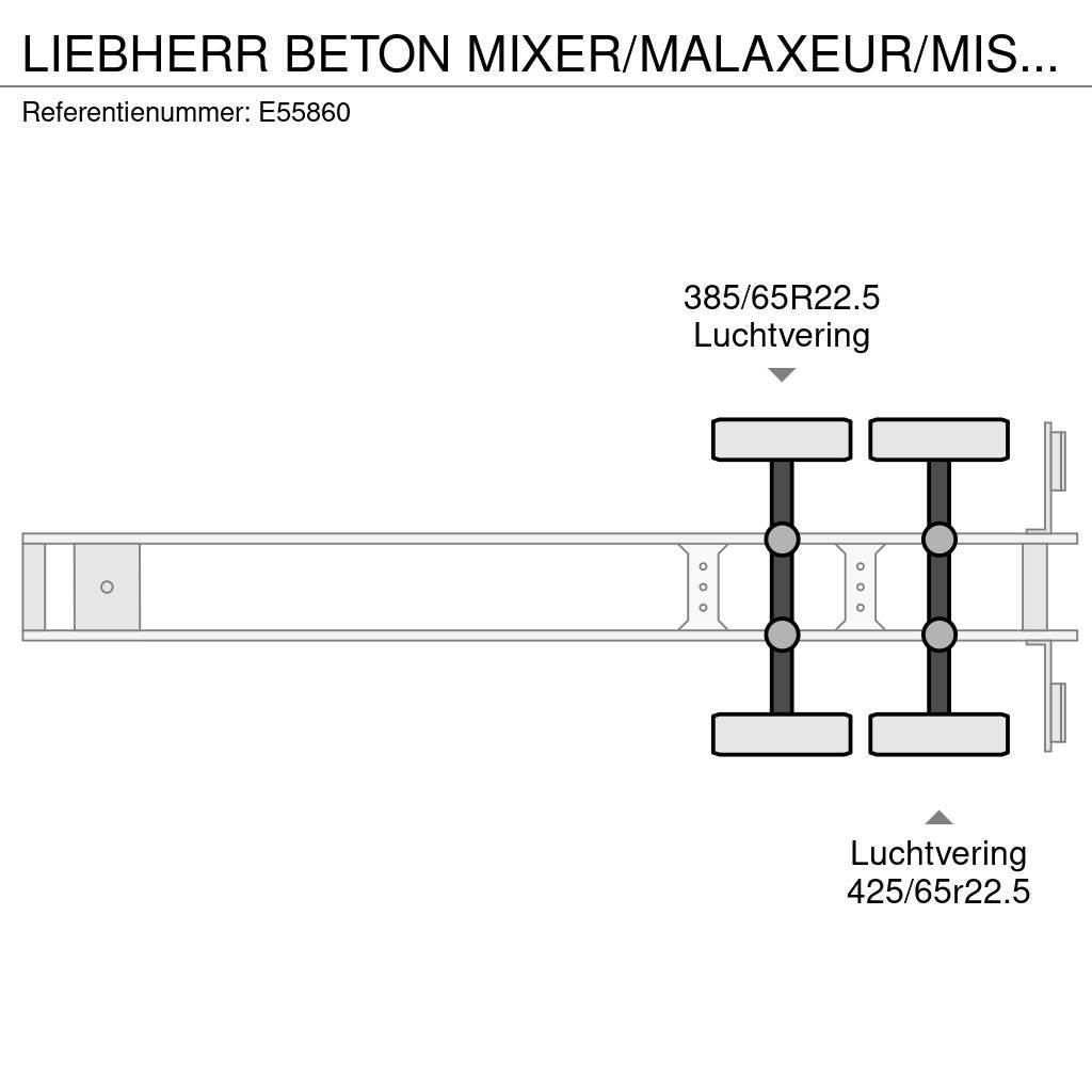 Liebherr BETON MIXER/MALAXEUR/MISCHER 12m³+Motor/Moteur Aux Ostatné návesy