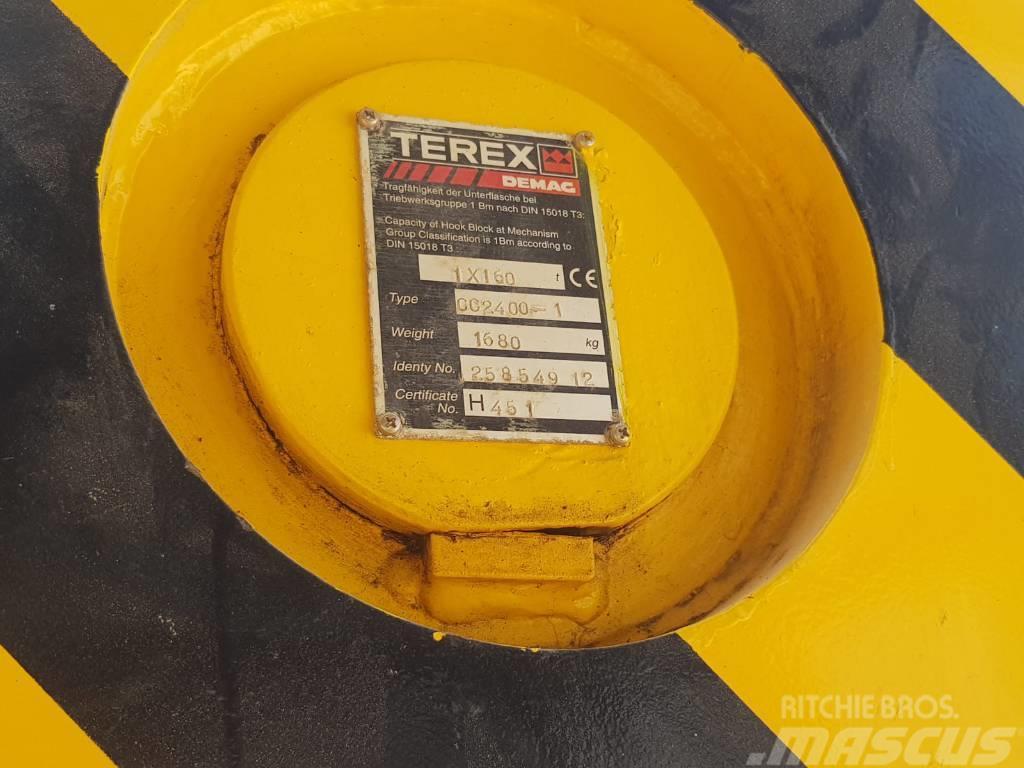 Terex Demag CC2400-1 Pásové žeriavy