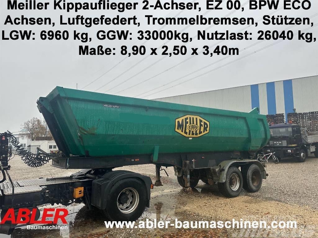 Meiller 2-Achser Kippauflieger BPW ECO Luftgefedert Ramenové kontajnerové návesy