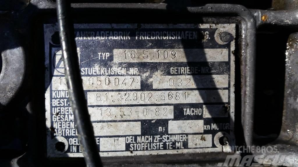 ZF 16S109 Prevodovky