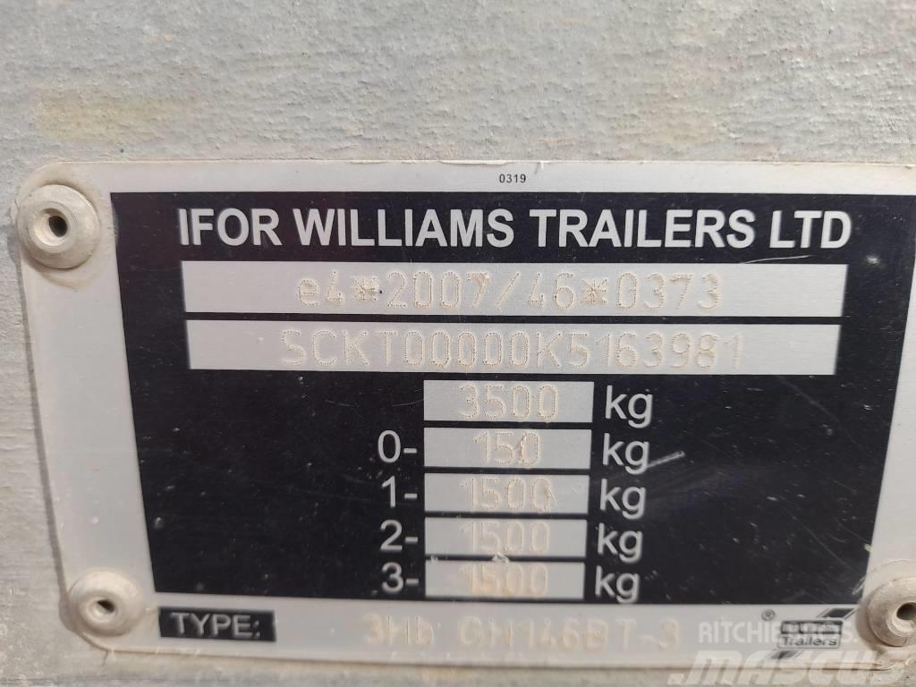 Ifor Williams 3HB GH146BT-3 Nízko rámové nákladné automobily