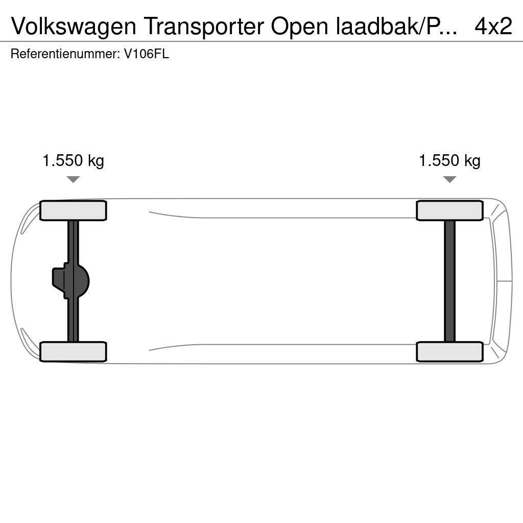 Volkswagen Transporter Open laadbak/PICK-UP!! 1ste eigenaar! Nakladacia/sklápacia bočnica