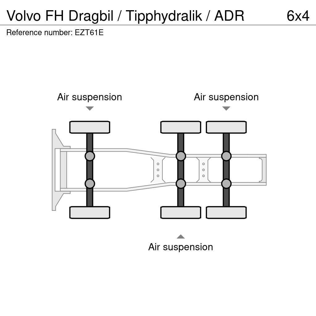 Volvo FH Dragbil / Tipphydralik / ADR Ťahače