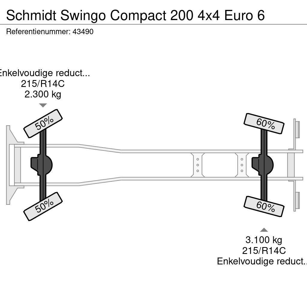 Schmidt Swingo Compact 200 4x4 Euro 6 Zametacie vozidlá