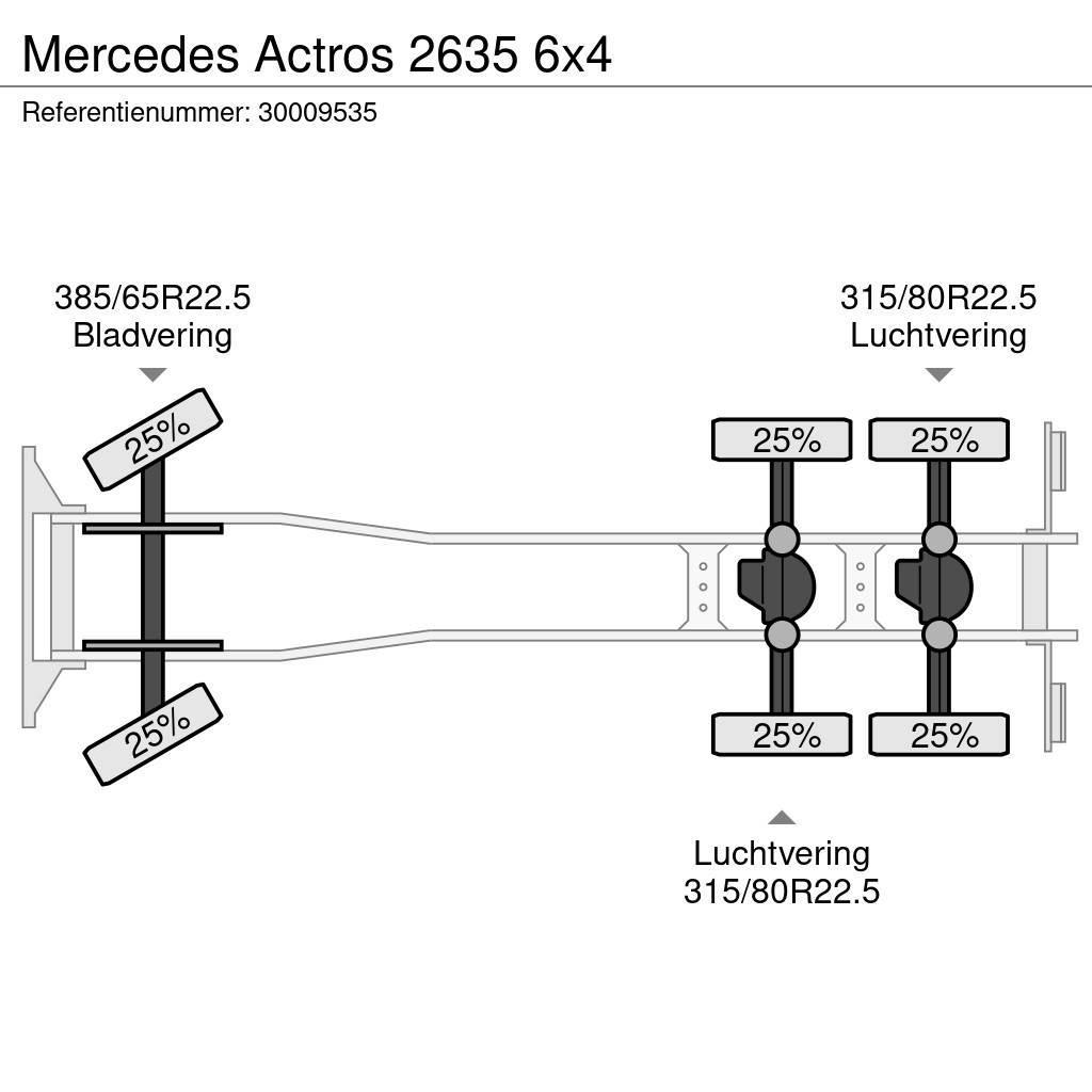Mercedes-Benz Actros 2635 6x4 Nákladné vozidlá bez nadstavby