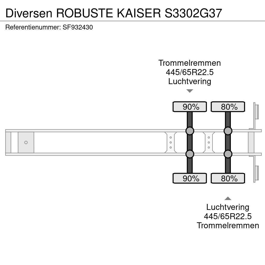 Robuste Kaiser S3302G37 Sklápacie návesy