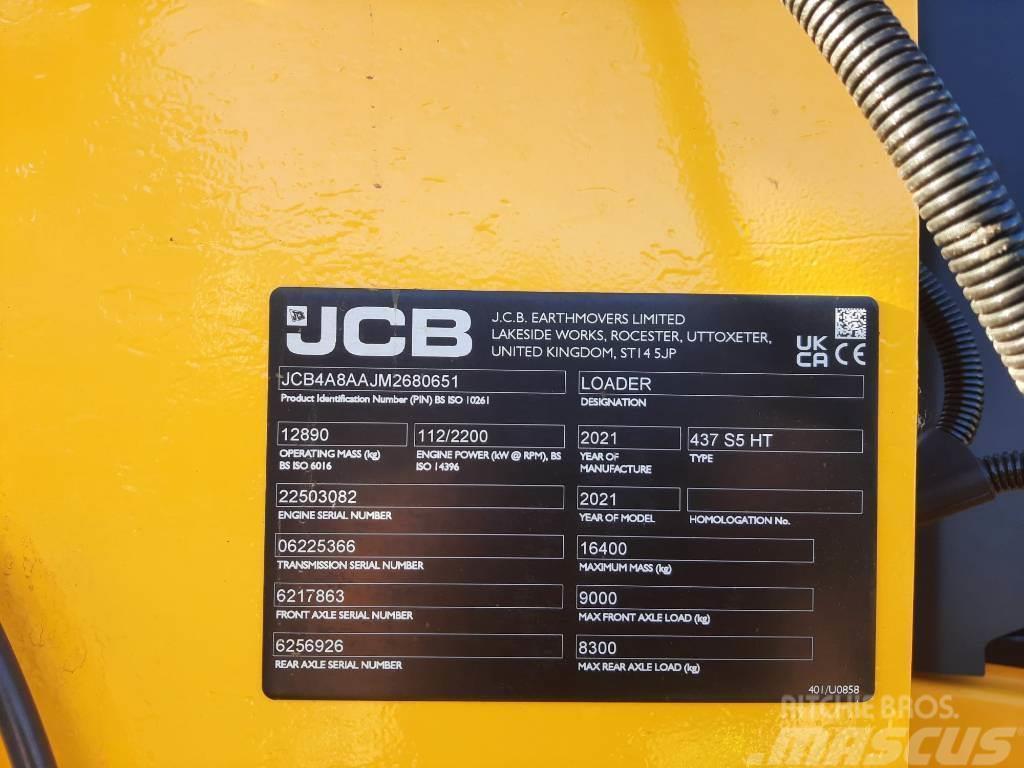 JCB 437 S5 HT Kolesové nakladače