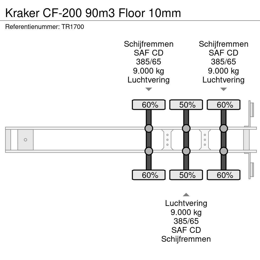 Kraker CF-200 90m3 Floor 10mm Návesy s pohyblivou podlahou