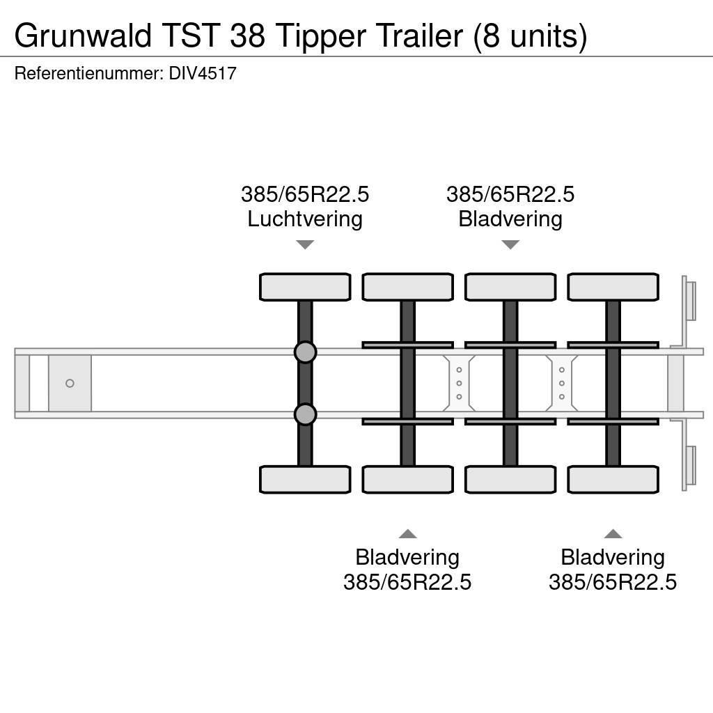 Grunwald TST 38 Tipper Trailer (8 units) Sklápacie návesy