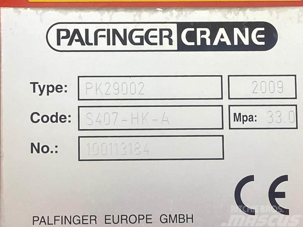 Palfinger PK29002 + REMOTE + 4X OUTRIGGER PK29002 Nakladacie žeriavy