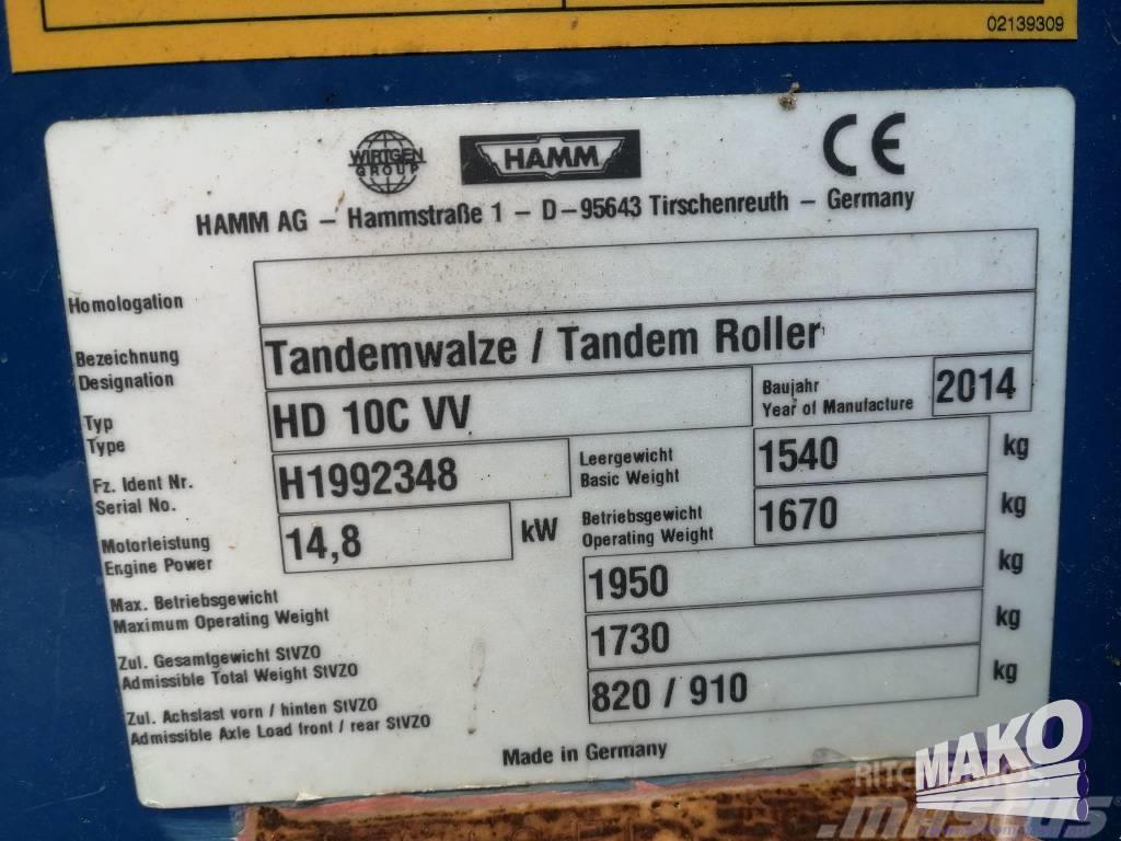 Hamm HD 10 C VV Tandemové valce