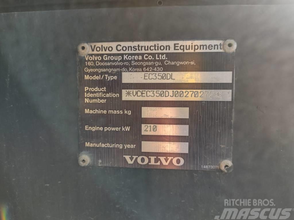 Volvo EC350DL Pásové rýpadlá