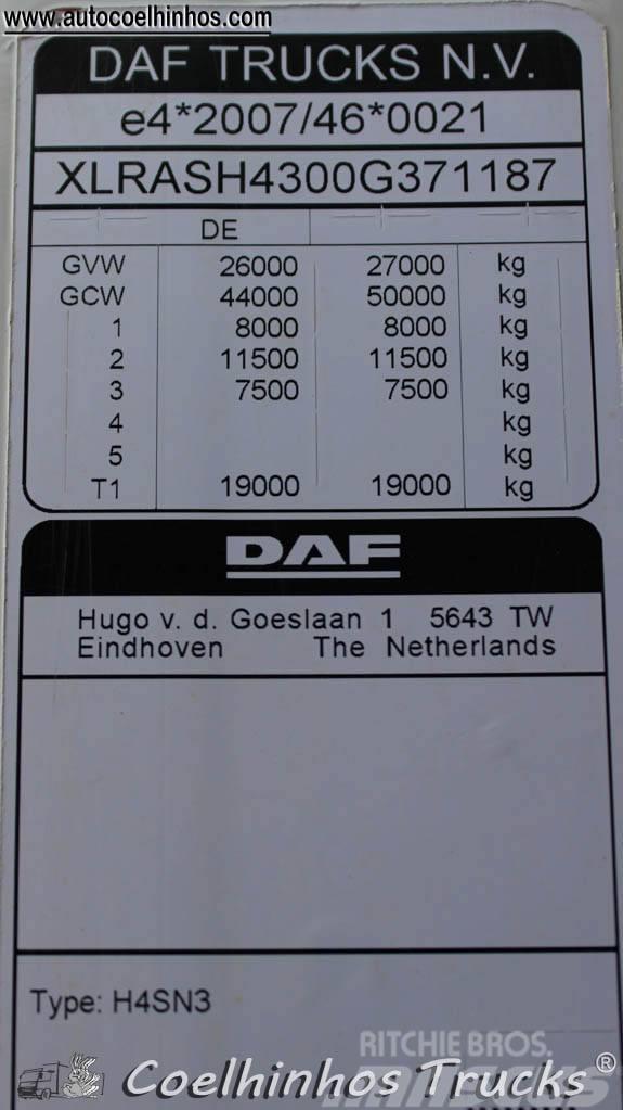 DAF XF 480 Nákladné vozidlá bez nadstavby