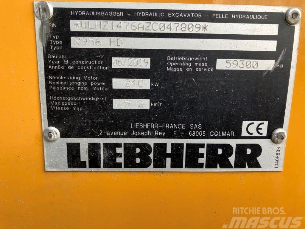 Liebherr R 956 Litronic Pásové rýpadlá