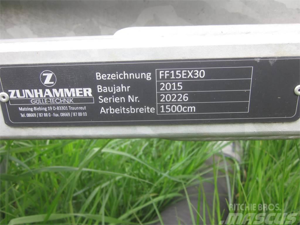 Zunhammer FF15EX30 Schleppschuh Verteiler Gestänge, 15 m, VO Rozmetadlá maštaľného hnoja