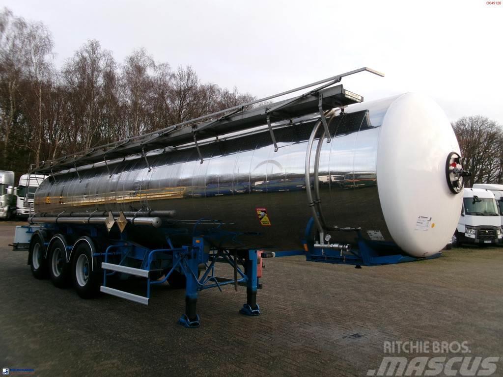 Magyar Chemical ACID tank inox L10BN 20.5 m3 / 1 comp Cisternové návesy