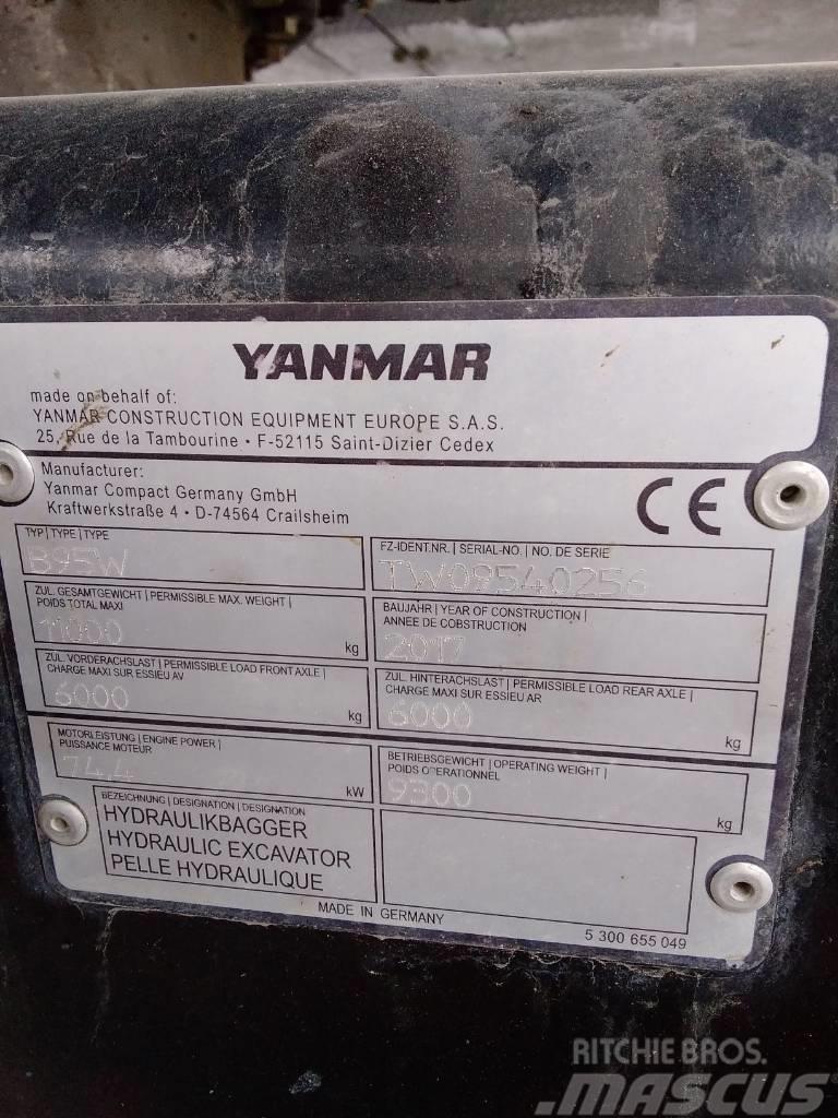 Yanmar B95W Kolesové rýpadlá