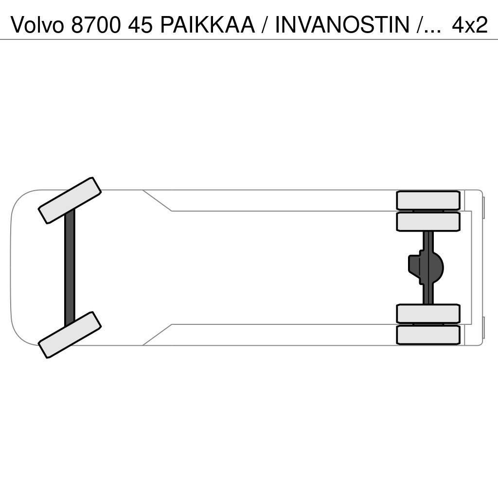 Volvo 8700 45 PAIKKAA / INVANOSTIN / EURO 5 Medzimestské autobusy