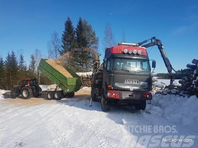 Heinola 1310 RML -Chipper:  SISU 18/630 6x4 -Truck Štiepkovače