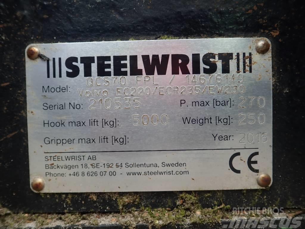 Steelwrist hydr. Schnellwechsler S70 mit Lasthaken passend fü Rýchlospojky