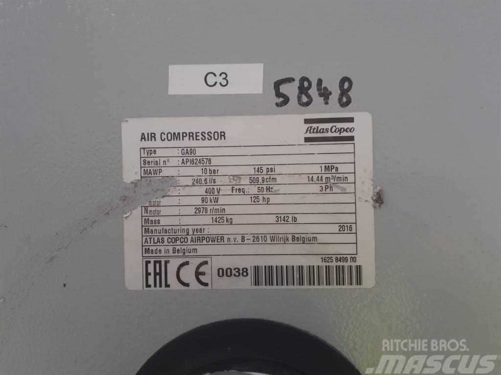 Atlas Copco Compresseur à vis (GA90) Boostery