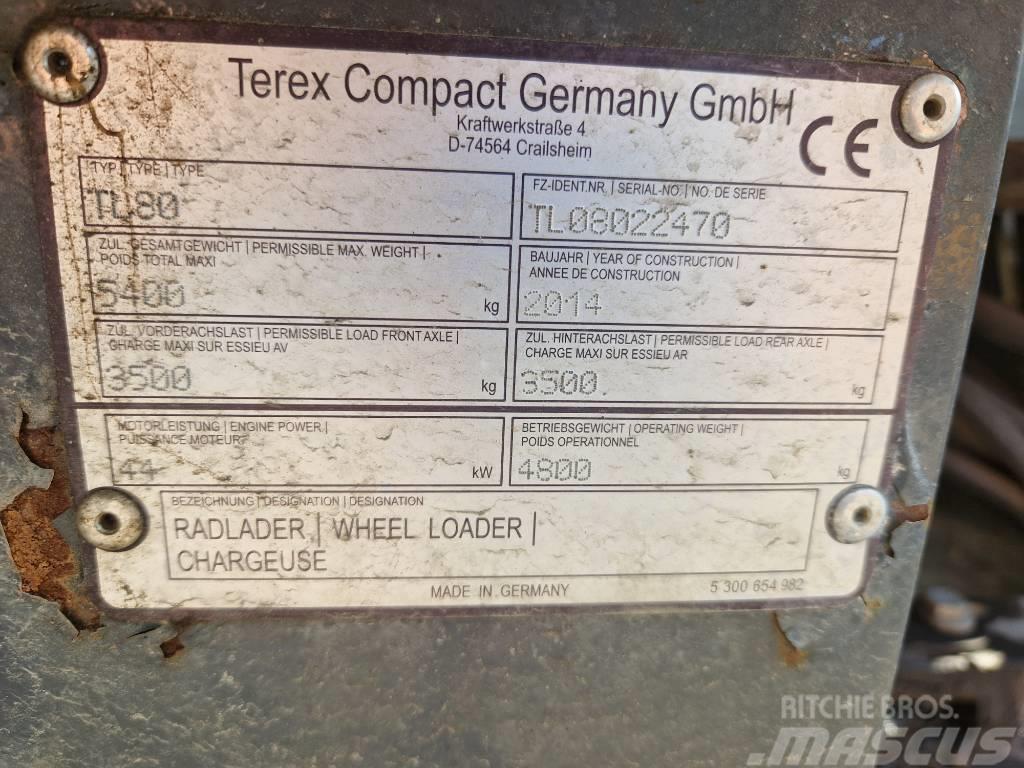 Terex TL80 Kolesové nakladače