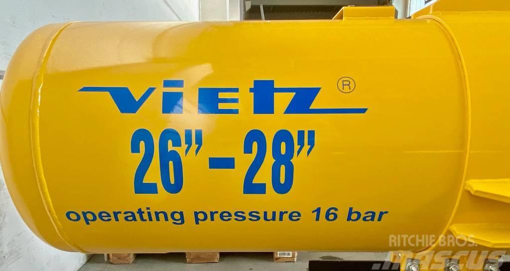 Vietz IPLC/RIZ 26"-28" Internal Clamp, Pneumatic Potrubné zariadenia