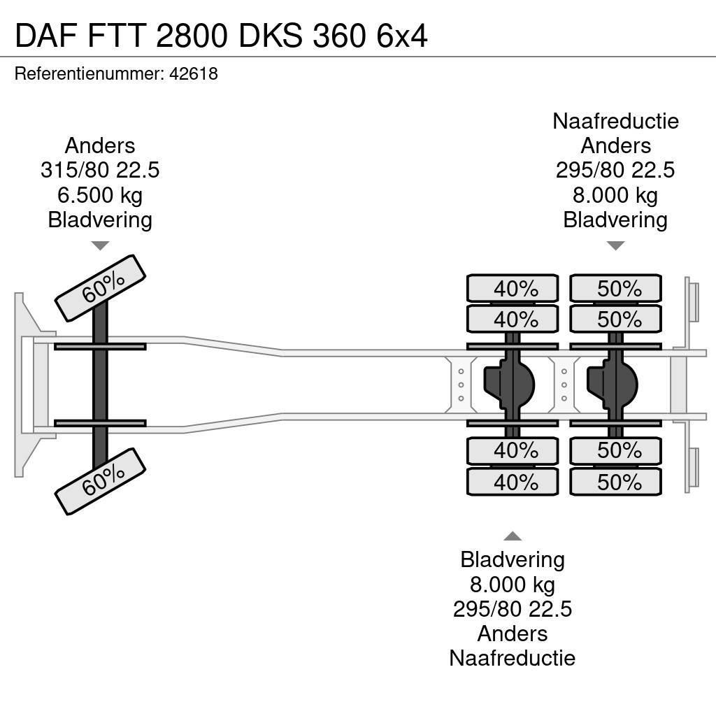 DAF FTT 2800 DKS 360 6x4 Vyslobodzovacie vozidlá