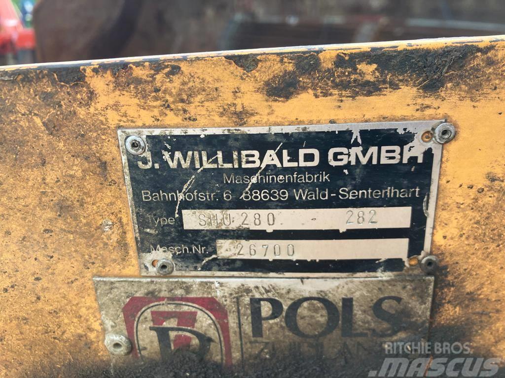 Willibald SHU 280 - 282 Kosačky namontované a ťahané