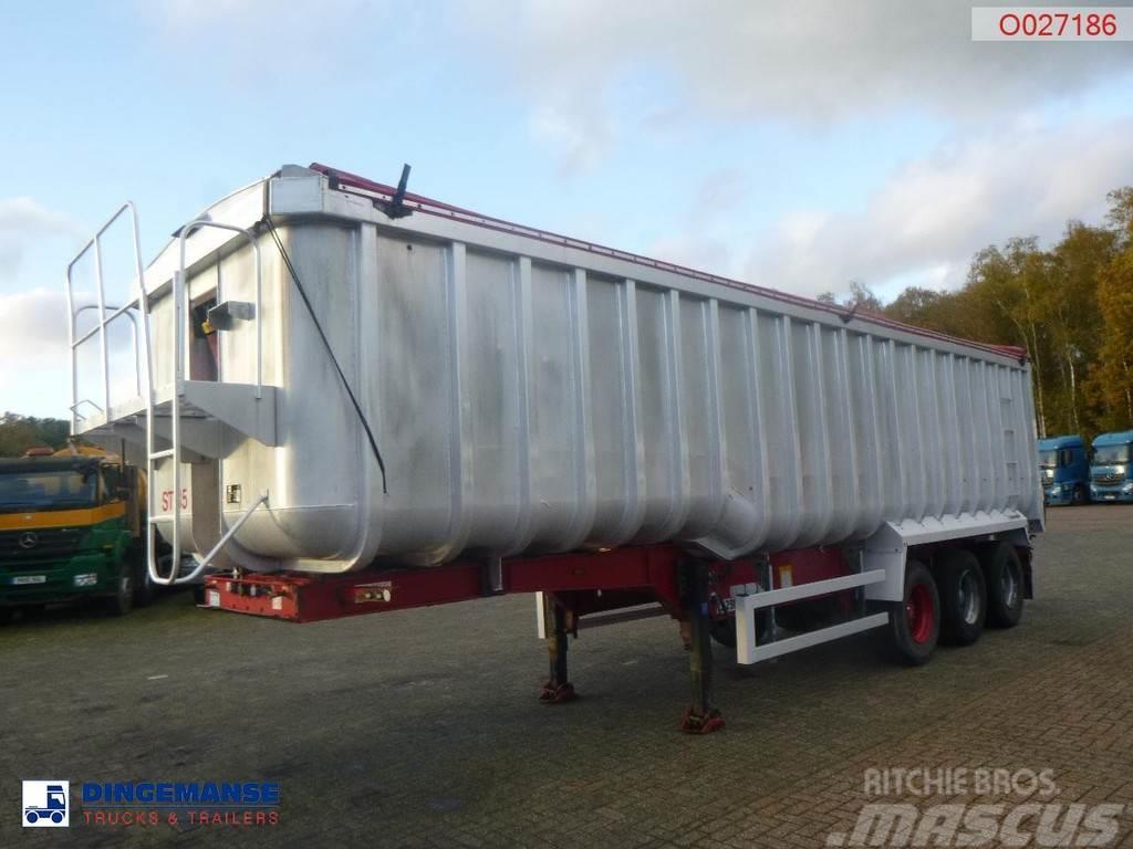 Montracon Tipper trailer alu 53.6 m3 + tarpaulin Sklápacie návesy