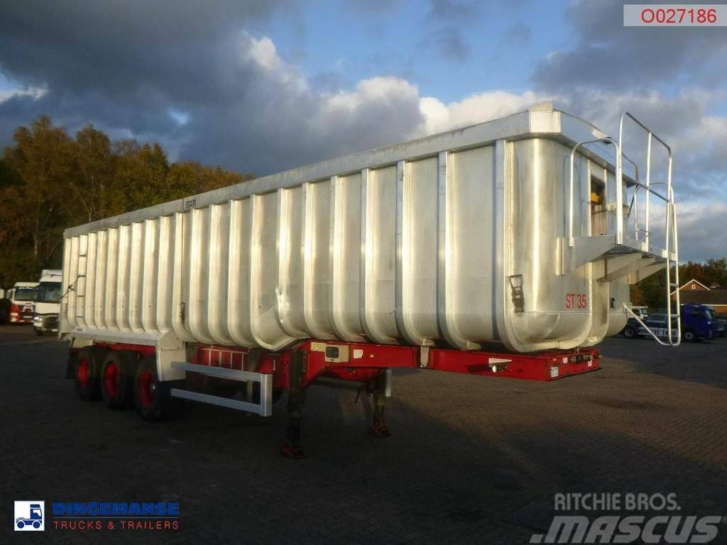 Montracon Tipper trailer alu 53.6 m3 + tarpaulin Sklápacie návesy