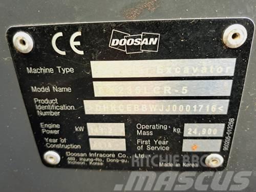 Doosan DX235LCR-5 Pásové rýpadlá