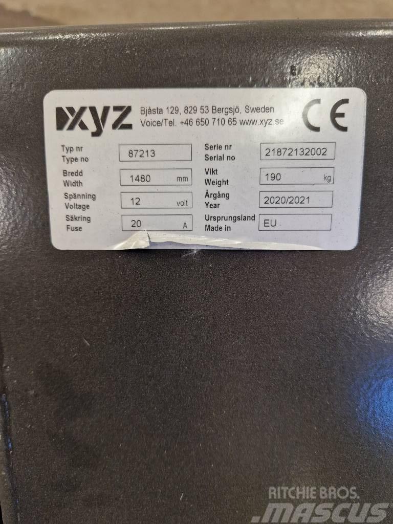 XYZ Sandspridare Compact 1,3 Elektrisk Ďalšie komponenty