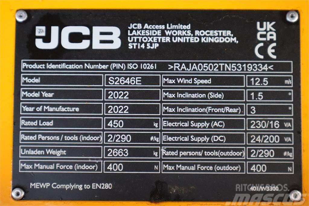 JCB S2646E Valid inspection, *Guarantee! New And Avail Nožnicové zdvíhacie plošiny