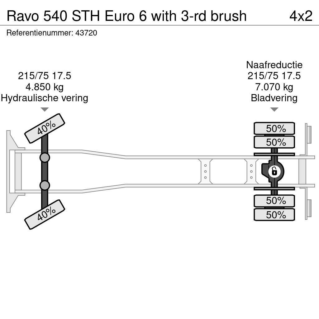Ravo 540 STH Euro 6 with 3-rd brush Zametacie vozidlá