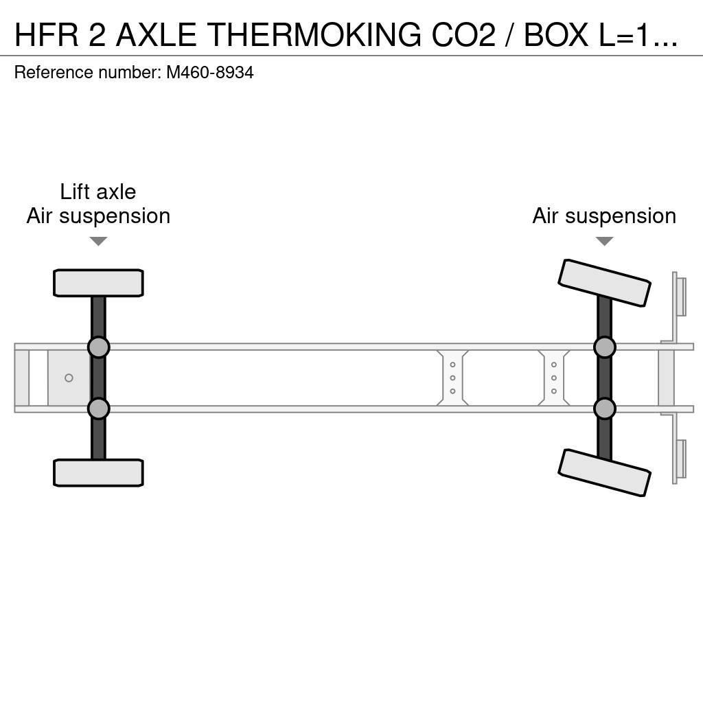 HFR 2 AXLE THERMOKING CO2 / BOX L=12699 mm Chladiarenské návesy