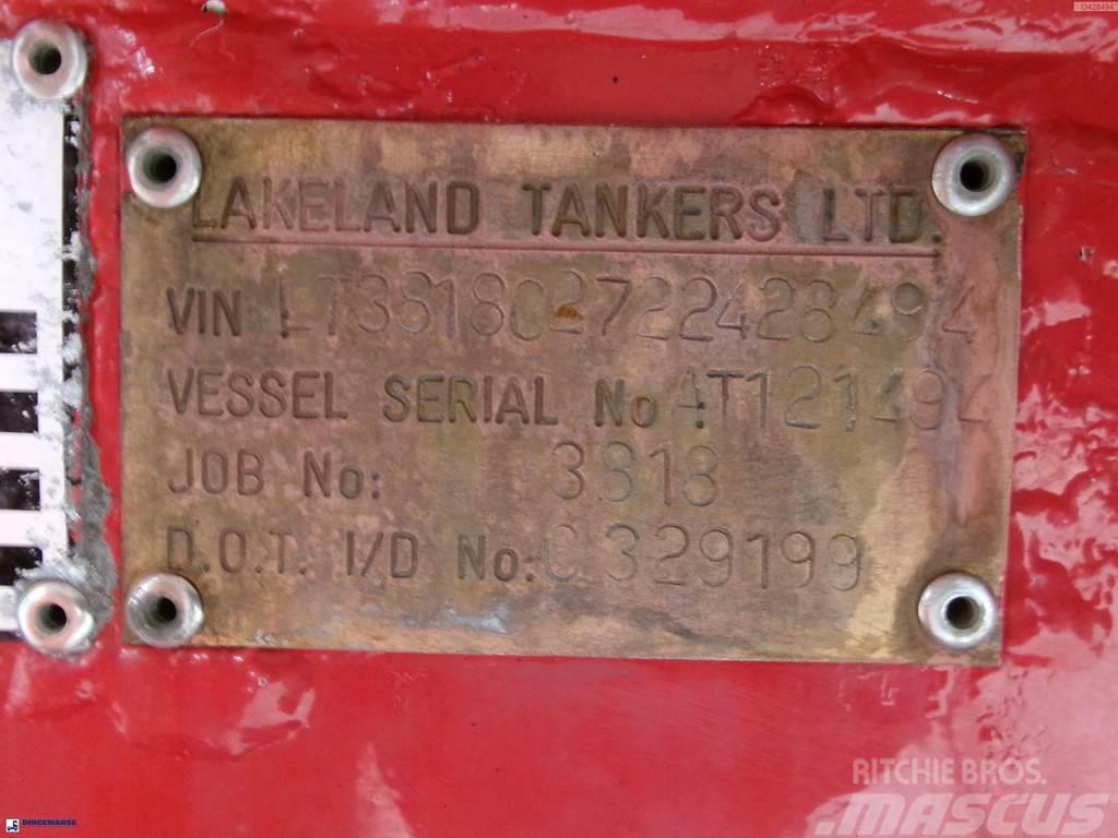  Lakeland Fuel tank alu 42.8 m3 / 6 comp + pump Cisternové návesy