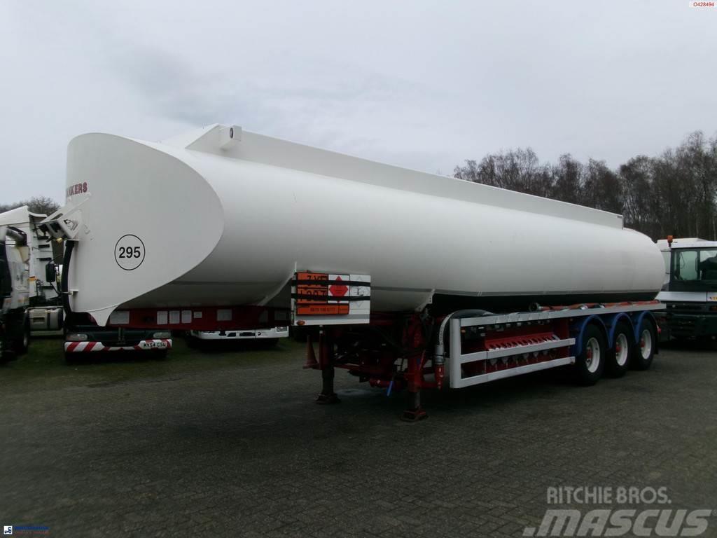  Lakeland Fuel tank alu 42.8 m3 / 6 comp + pump Cisternové návesy