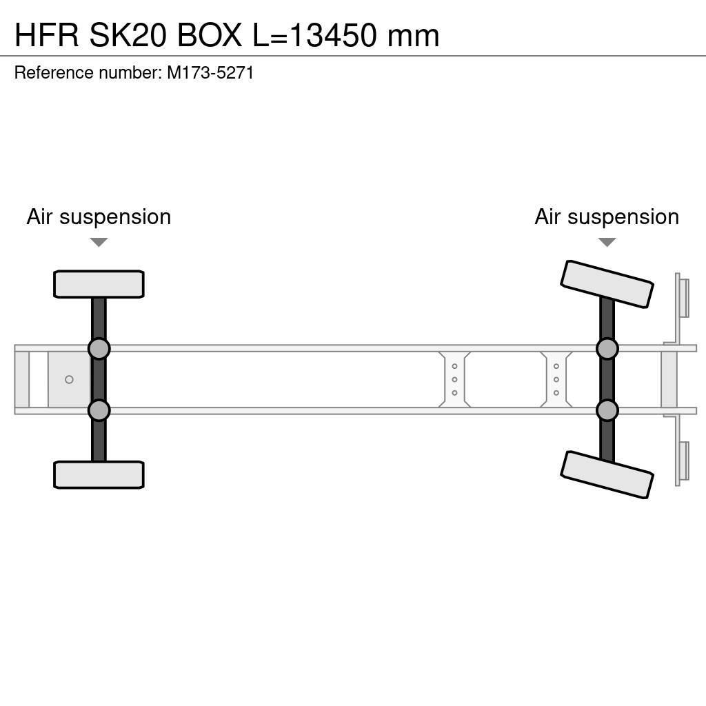 HFR SK20 BOX L=13450 mm Skriňové návesy