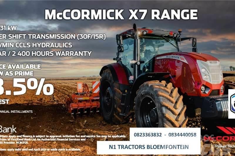 McCormick PROMO - McCormick X7 Range 121 - 131kW Traktory