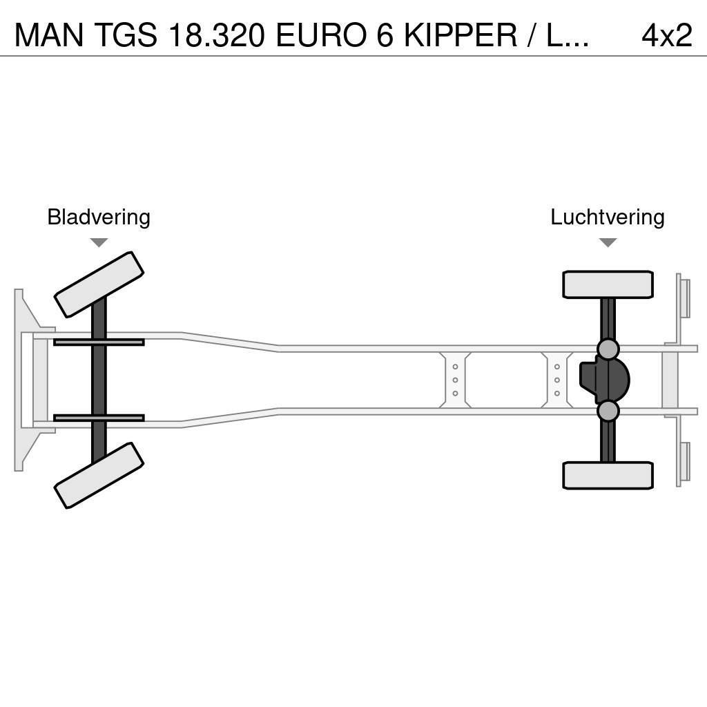 MAN TGS 18.320 EURO 6 KIPPER / LOW KM / 2 ZIJDIGE KIPP Sklápače