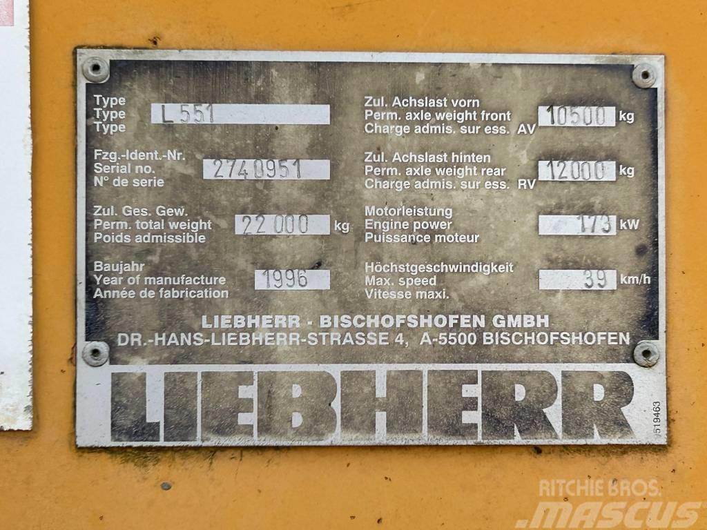 Liebherr L 551 Kolesové nakladače