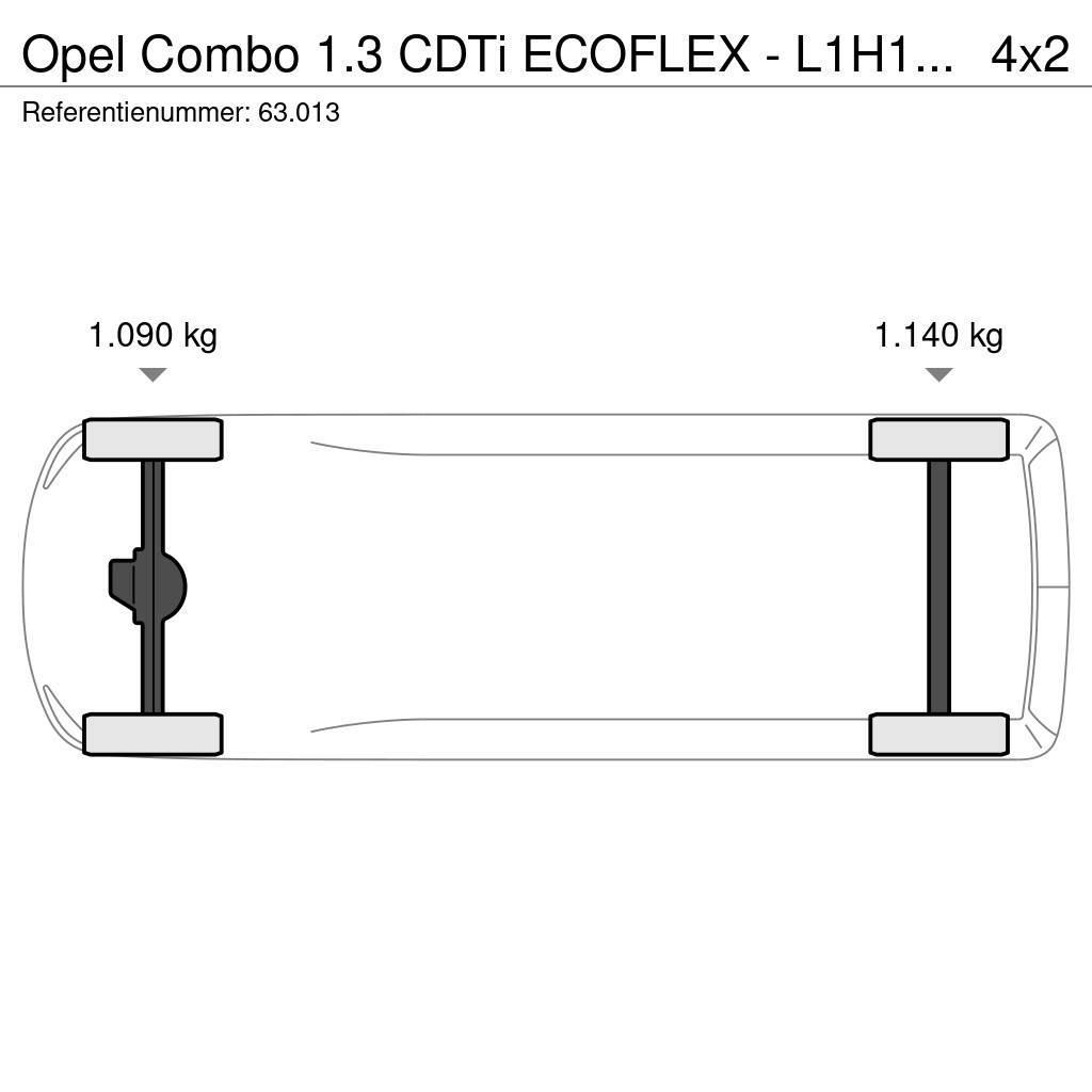 Opel Combo 1.3 CDTi ECOFLEX - L1H1 - AC - Cruise - Hook Skriňová nadstavba