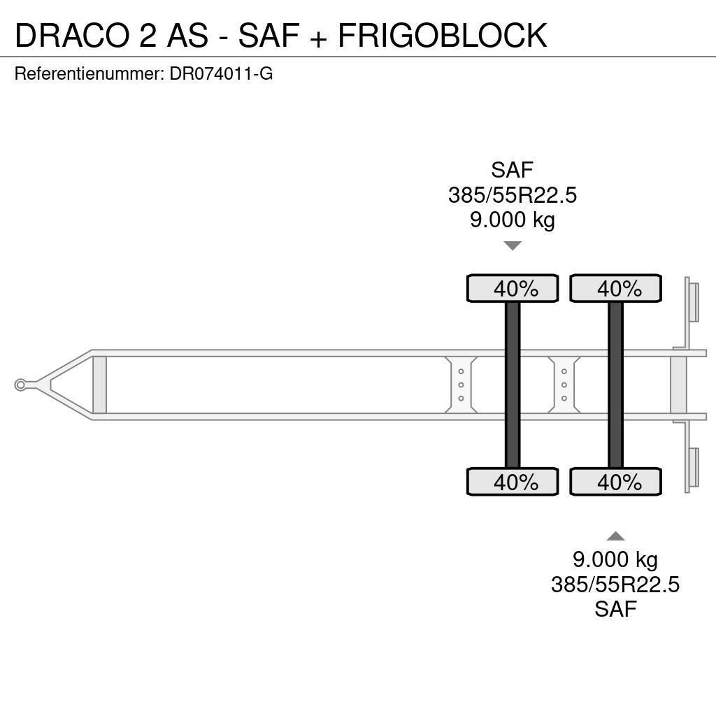 Draco 2 AS - SAF + FRIGOBLOCK Chladiarenské prívesy